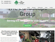 Tablet Screenshot of landscapegroup.net